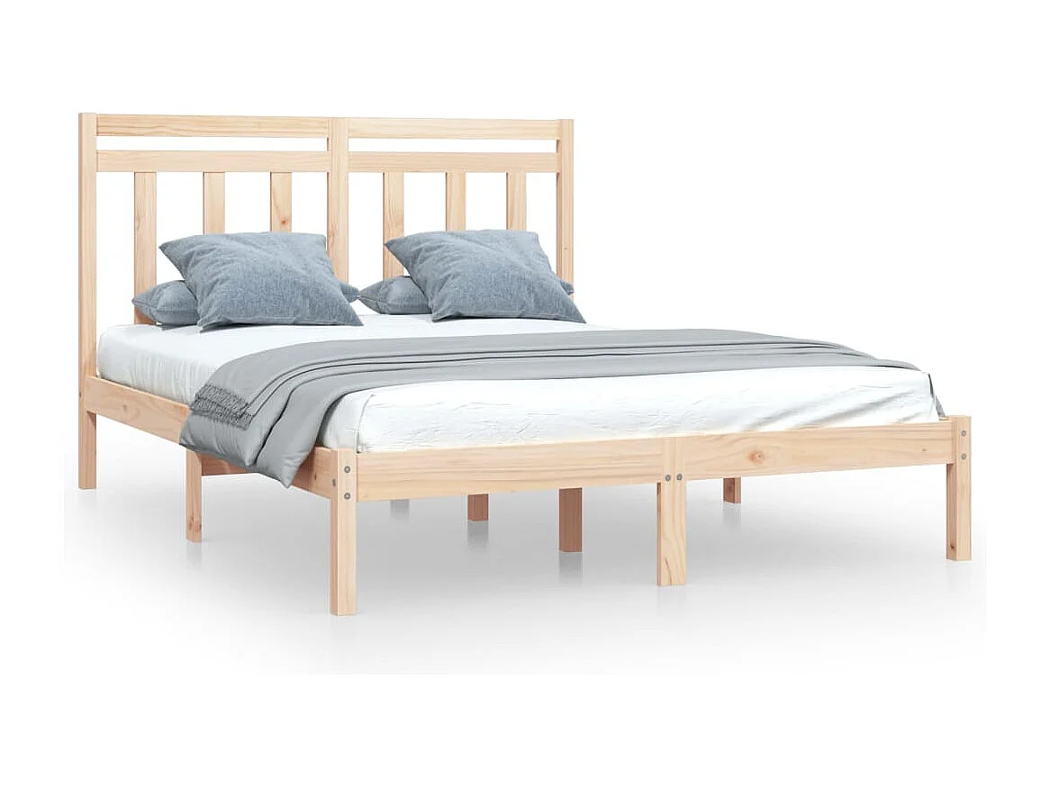 Bettgestell ohne Matratze 160x200 cm Massivholz