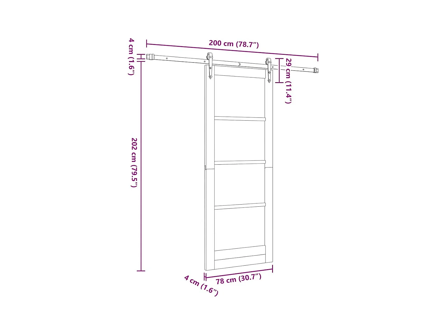 Bed met lichtgrijze fluwelen matras van 90x200 cm
