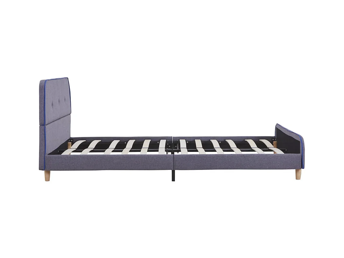 Bedframe zonder matras lichtgrijze stof 140x200 cm