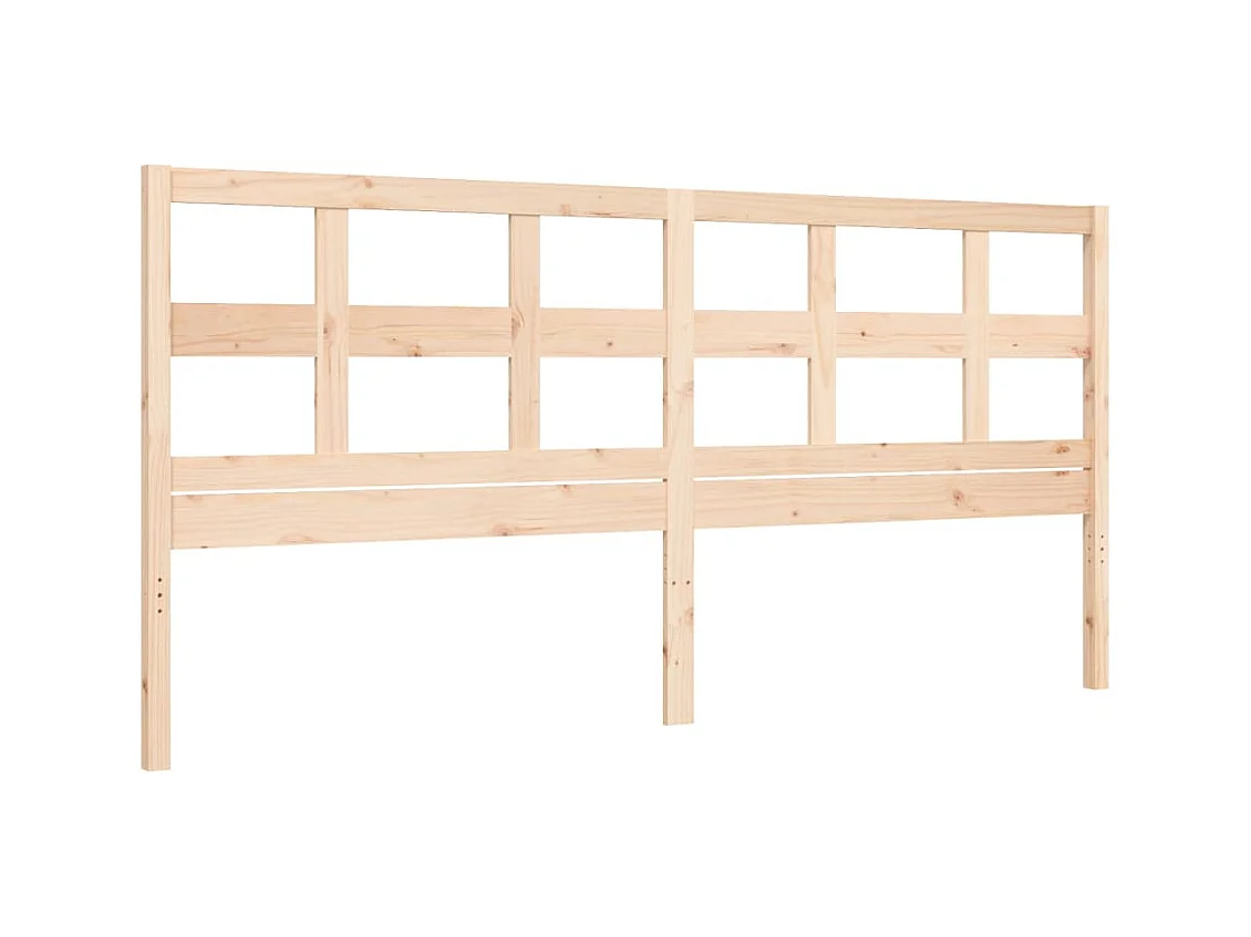 Cadre de lit sans matelas 200x200 cm bois massif