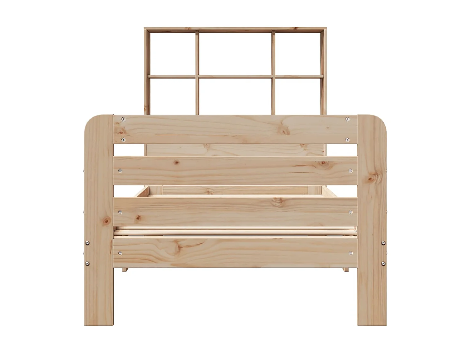 Cadre de lit sans matelas 90x200 cm bois de pin massif