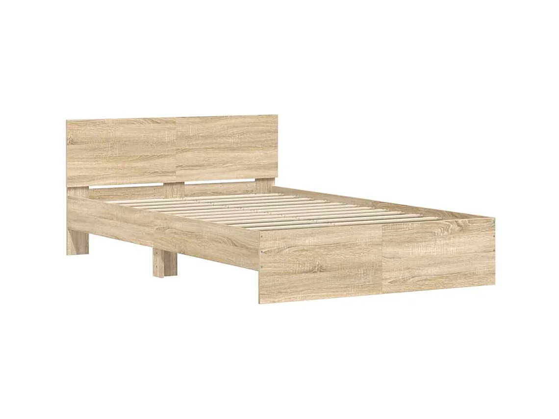 Bedframe zonder matras Sonoma eiken 120x190 cm