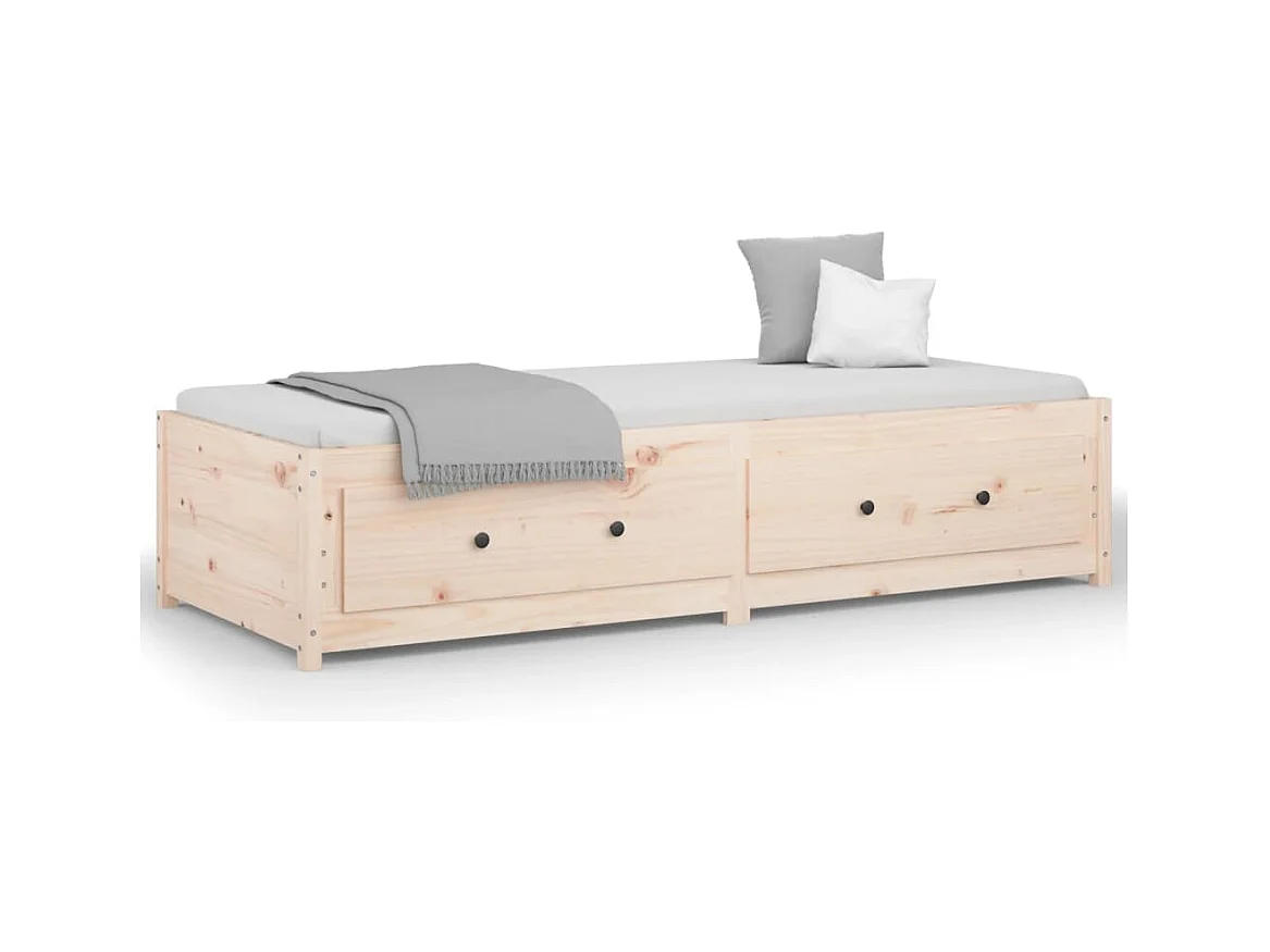 Dagbed zonder matras 90x190 cm massief grenenhout