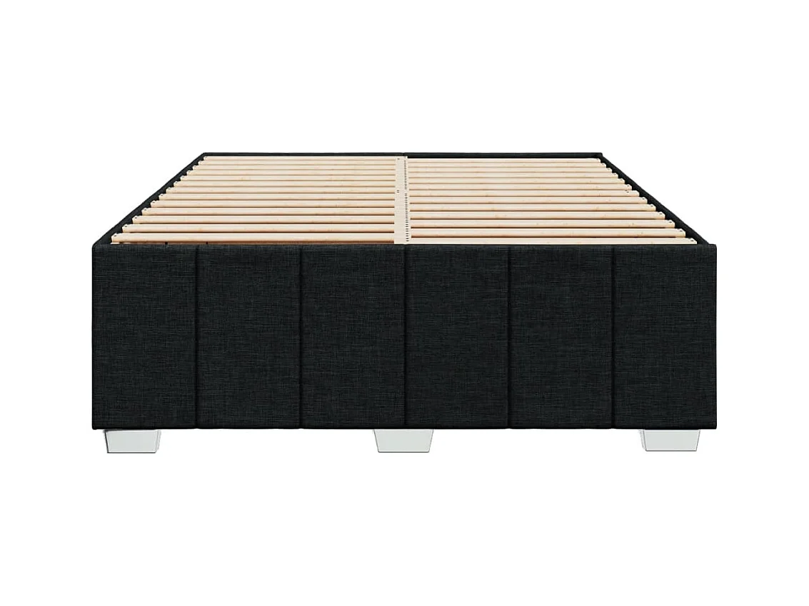 Bedframe zonder matras zwart 160x200 cm stof