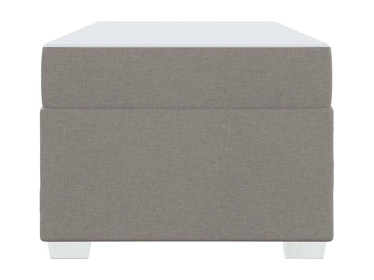 Taupe bedframe 80 x 200 cm stof