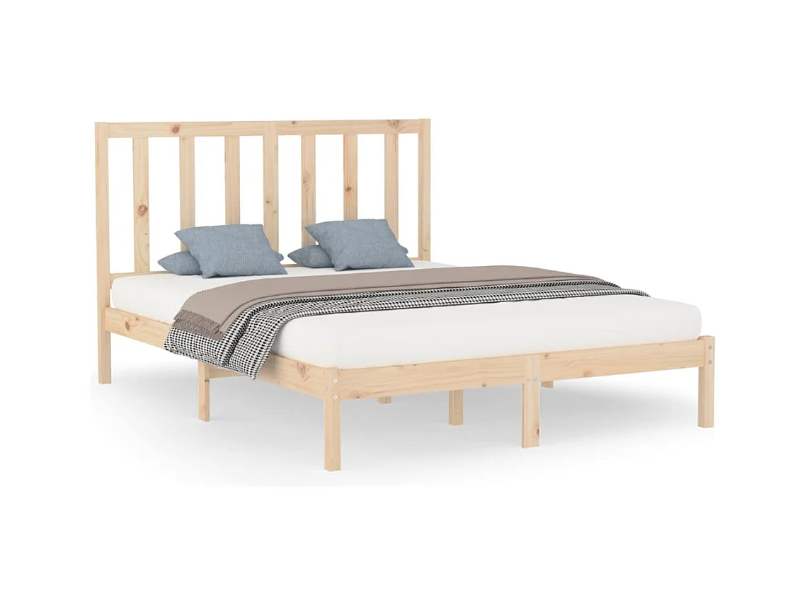 Struttura letto senza materasso 160x200 cm in legno massello