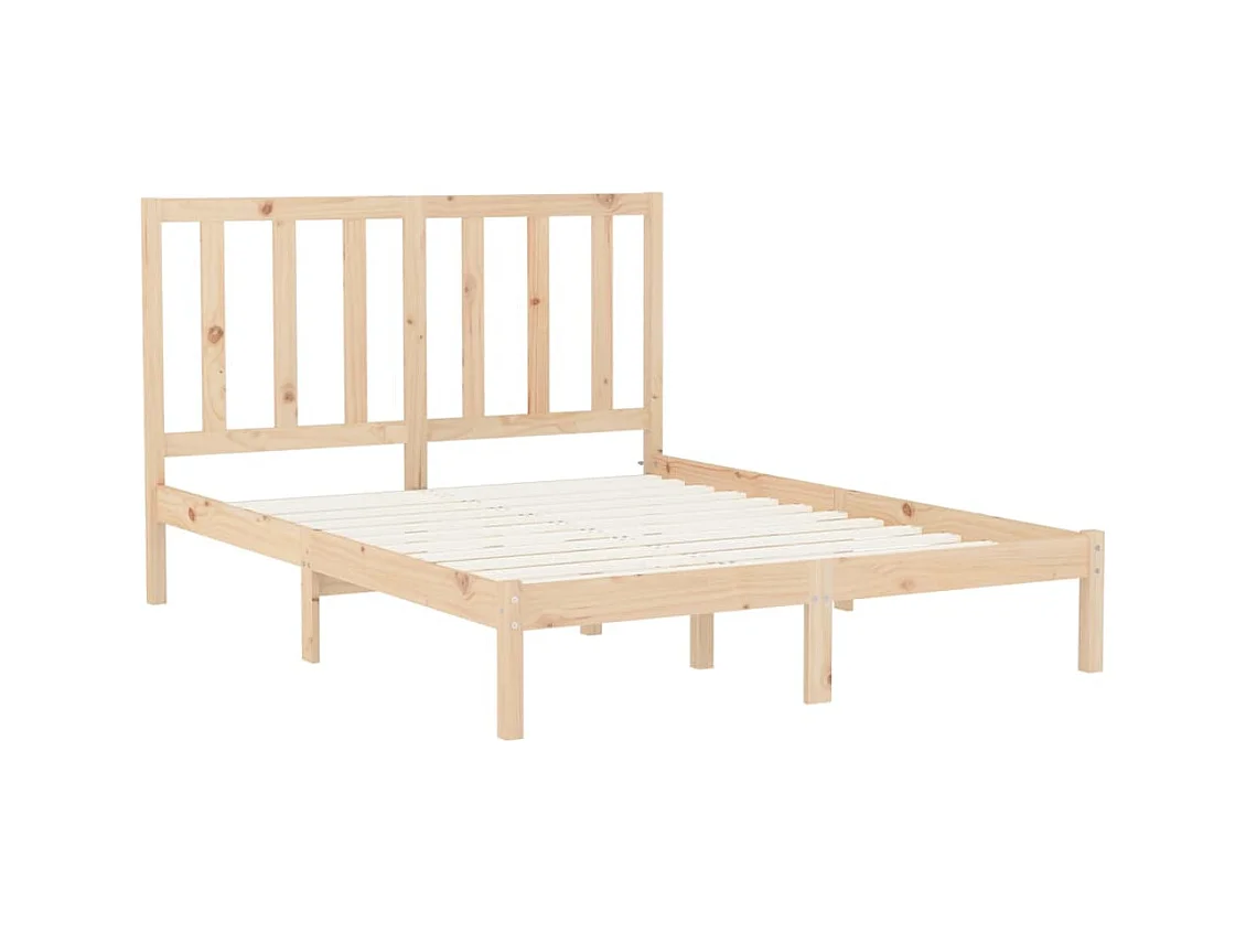 Struttura letto senza materasso 160x200 cm in legno massello