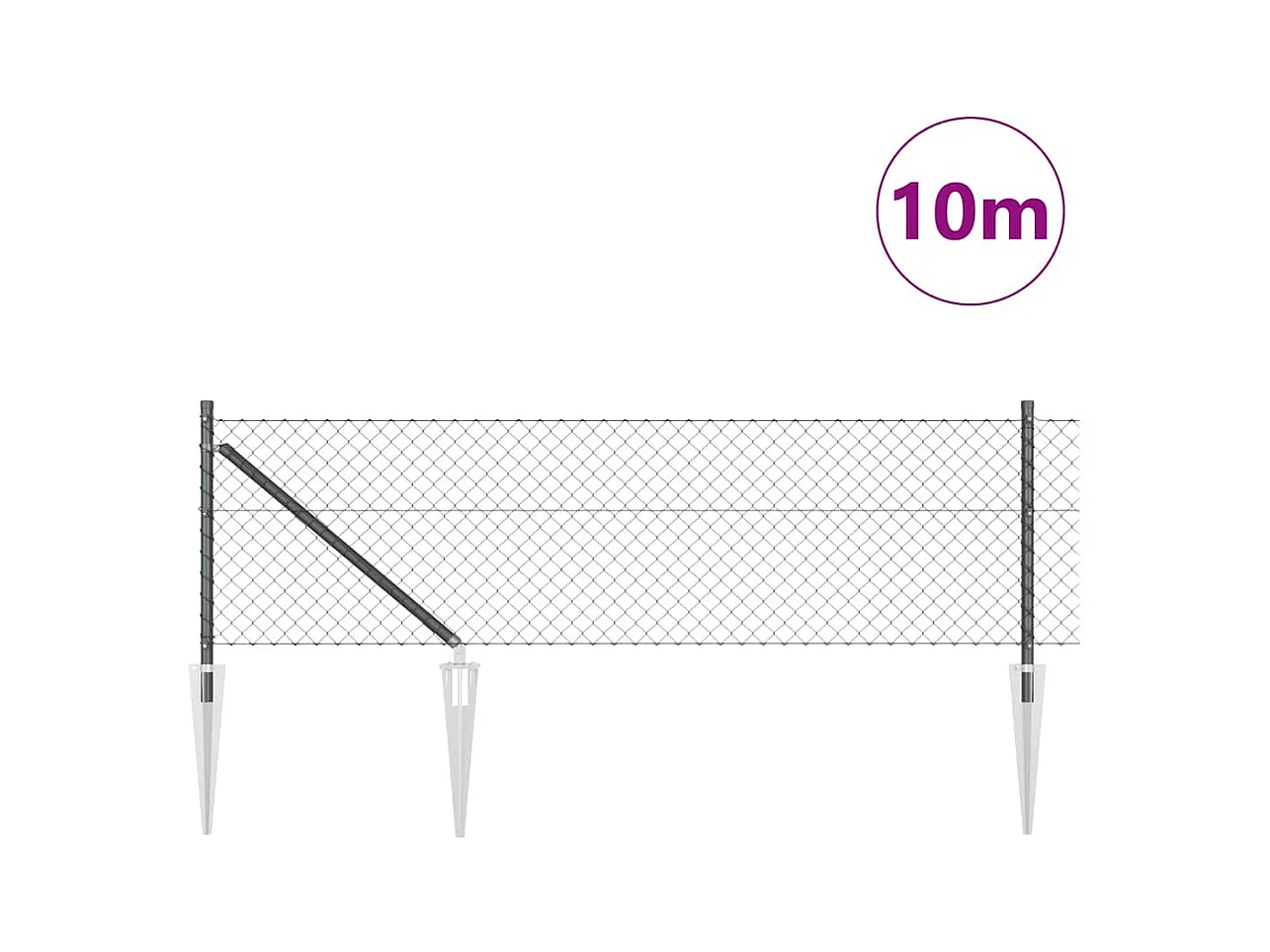 Bettgestell mit LED ohne Matratze schwarz 160x200 cm