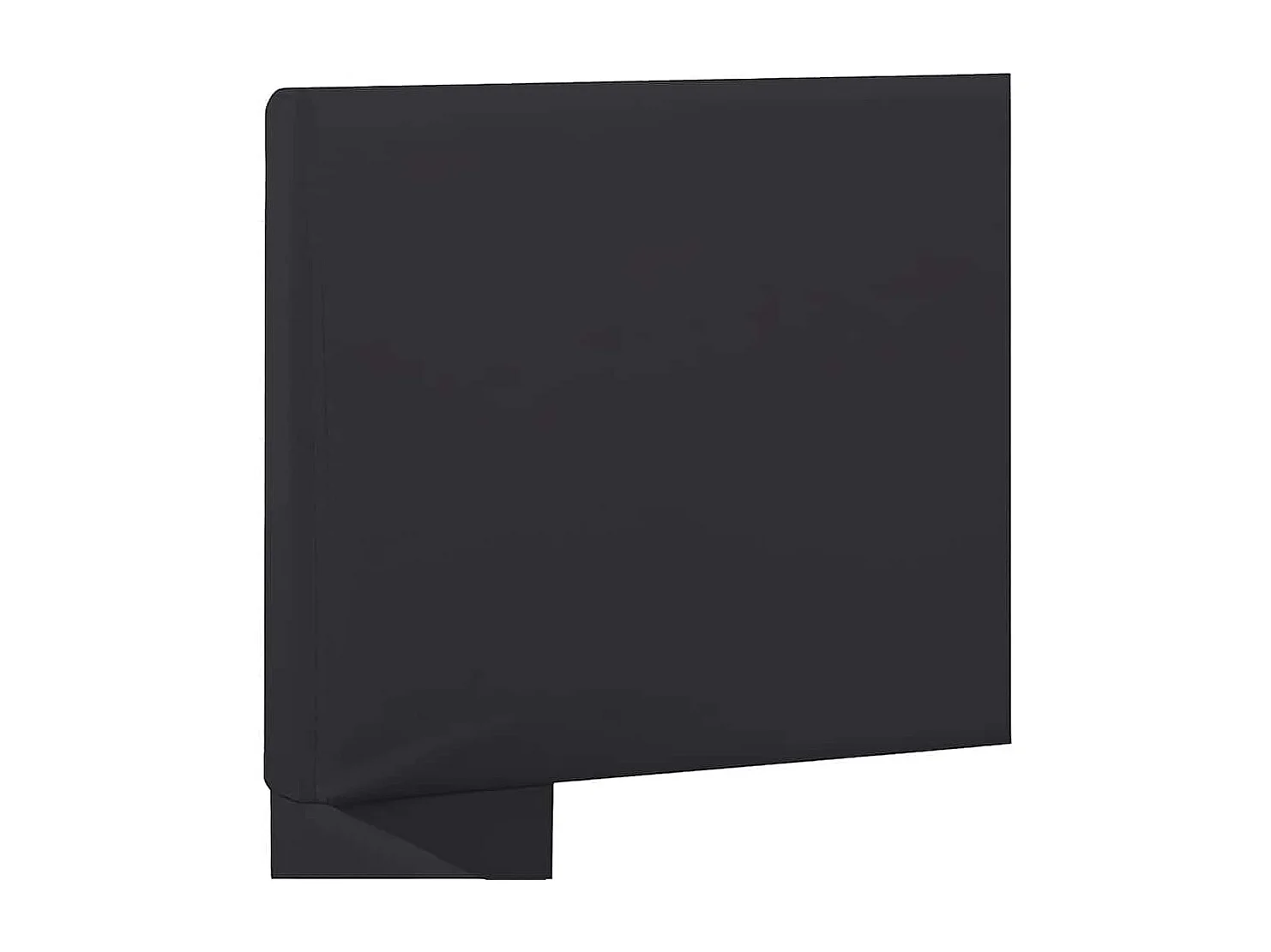 Struttura letto con LED senza materasso nero 160x200 cm