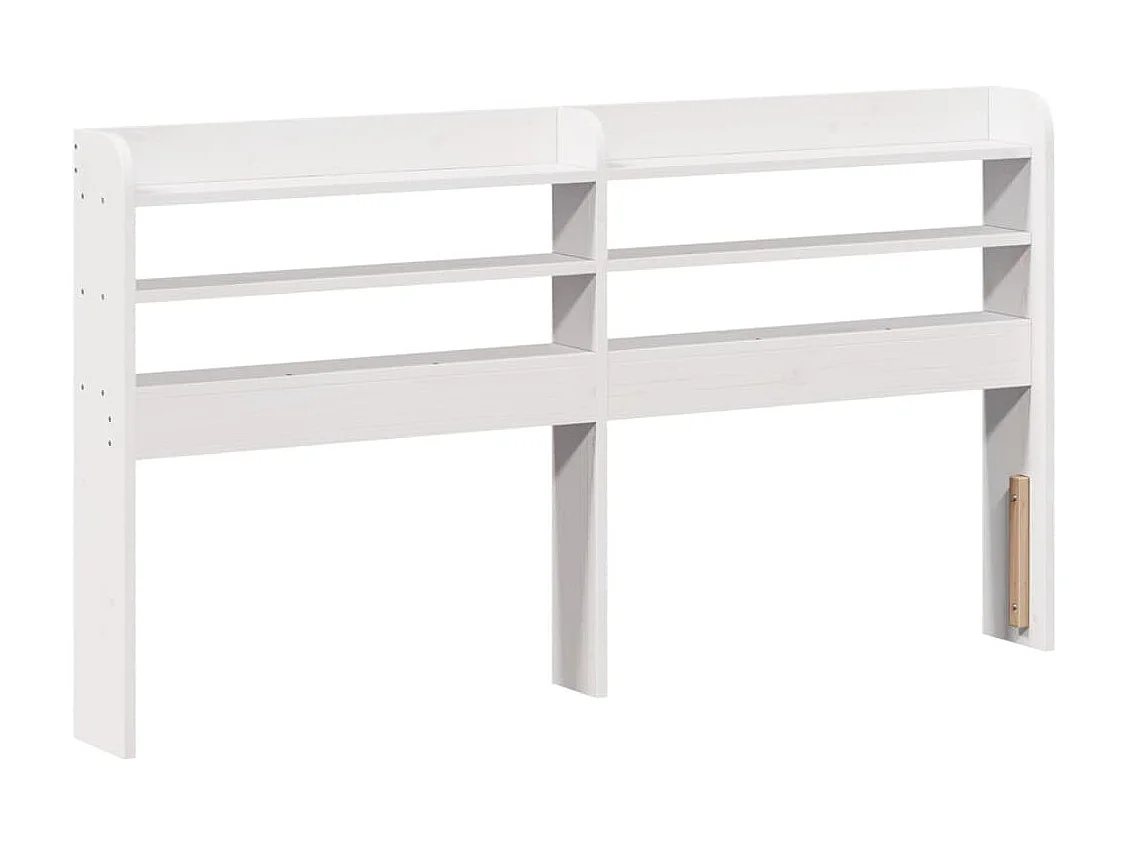 Bedframe zonder matras wit 160x200 cm massief grenenhout