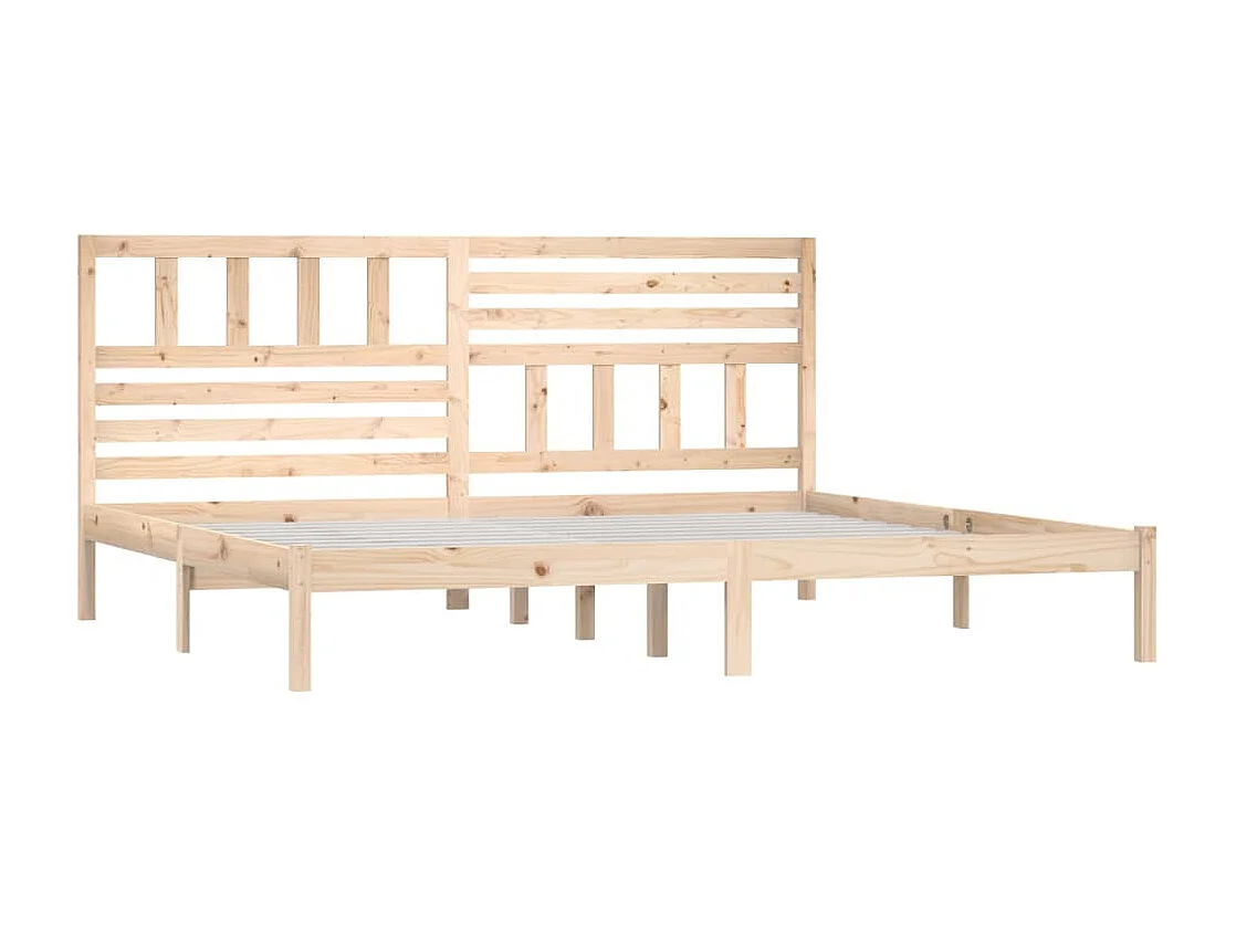 Cadre de lit sans matelas bois massif de pin 200x200 cm