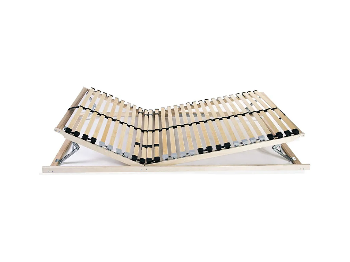 Lattenbodems zonder matras 2 stuks met 28 latten 90x200 cm