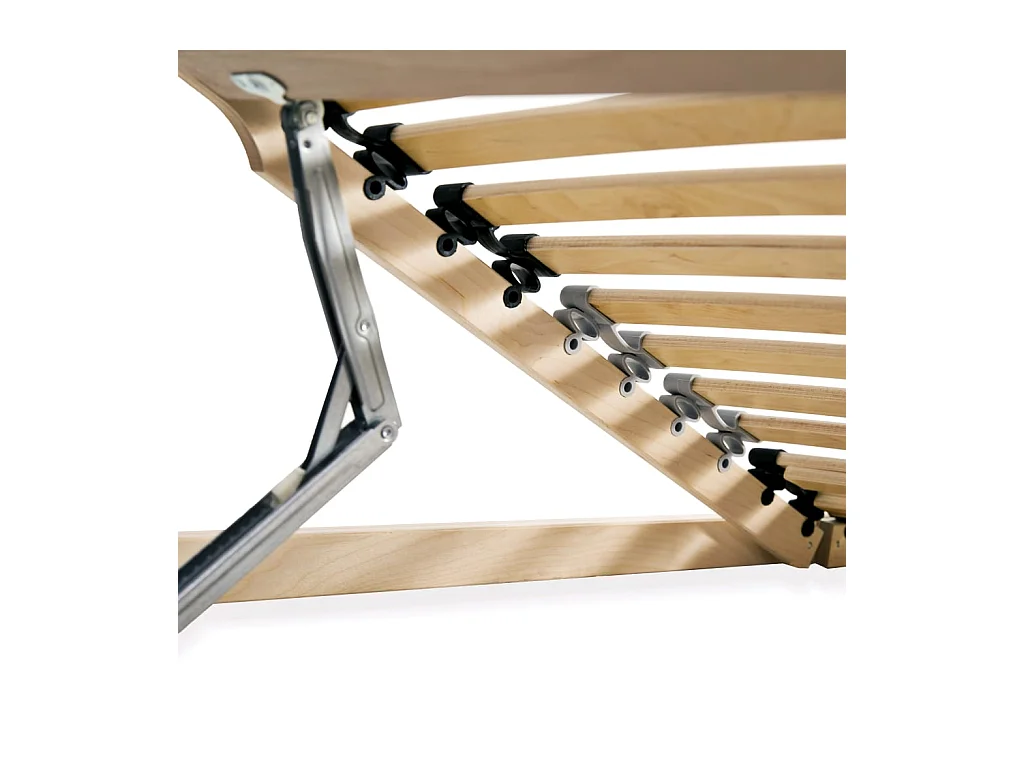 Lattenbodems zonder matras 2 stuks met 28 latten 90x200 cm