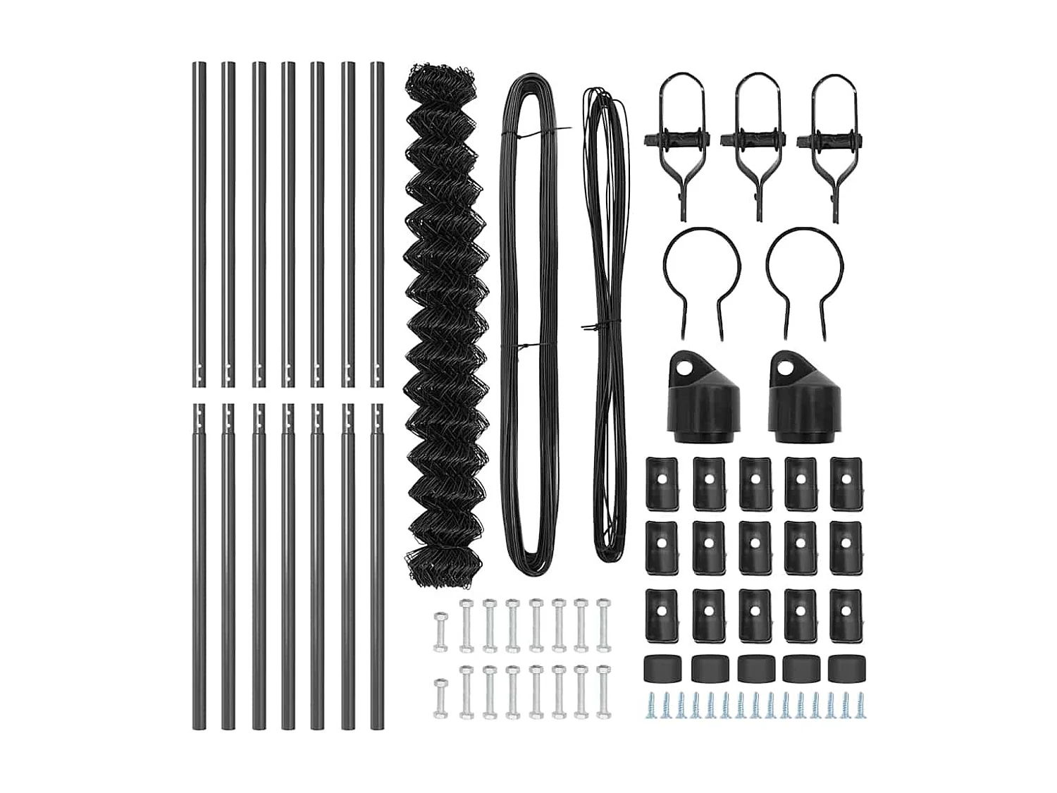 Cadre de lit à baldaquin Noir Métal 160 x 200 cm