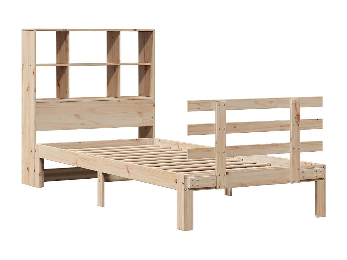 Regalbett ohne Matratze 90x200 cm Kiefer Massivholz