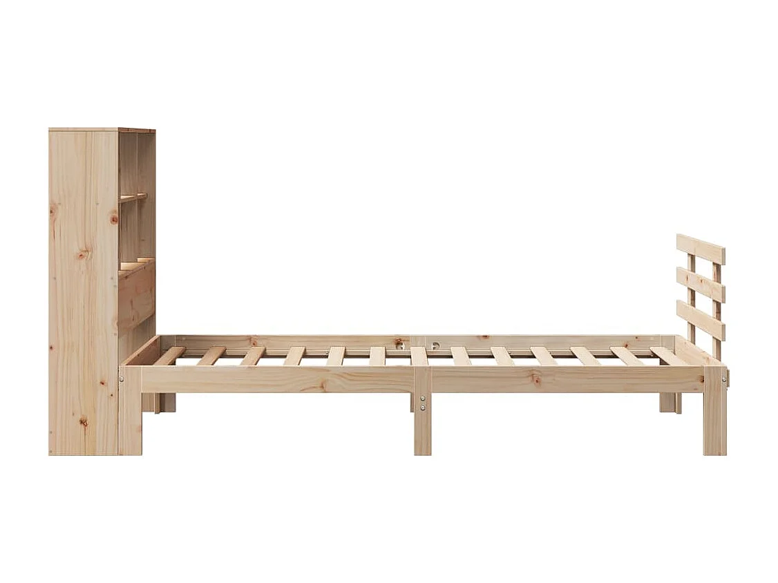 Regalbett ohne Matratze 90x200 cm Kiefer Massivholz