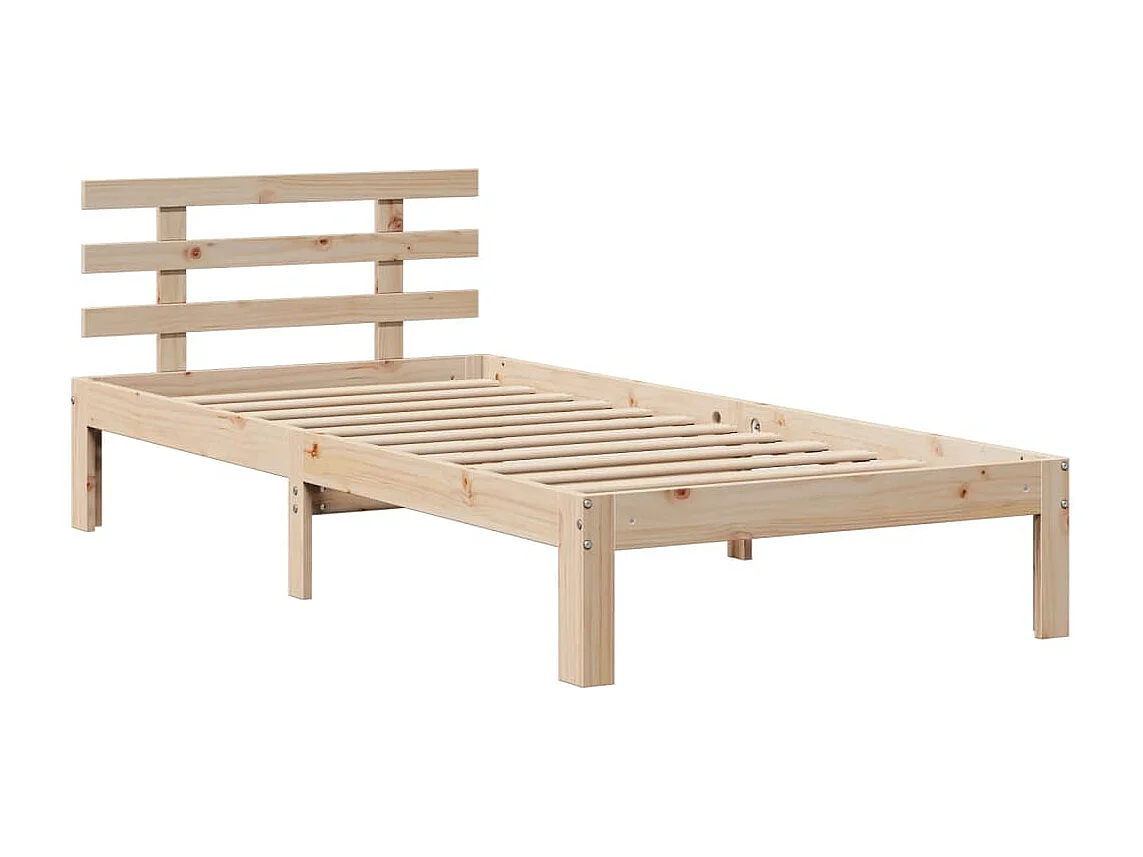 Regalbett ohne Matratze 90x200 cm Kiefer Massivholz