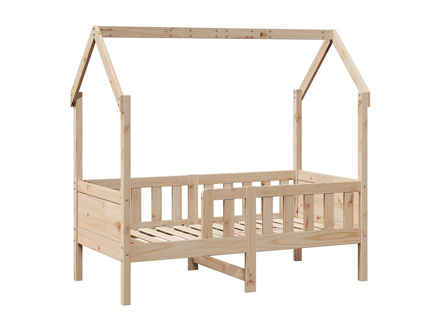 Struttura letto per bambini con cassetti senza materasso 70x140 cm in legno