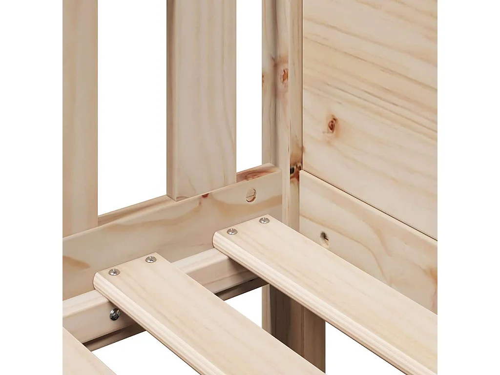 Struttura letto per bambini con cassetti senza materasso 70x140 cm in legno