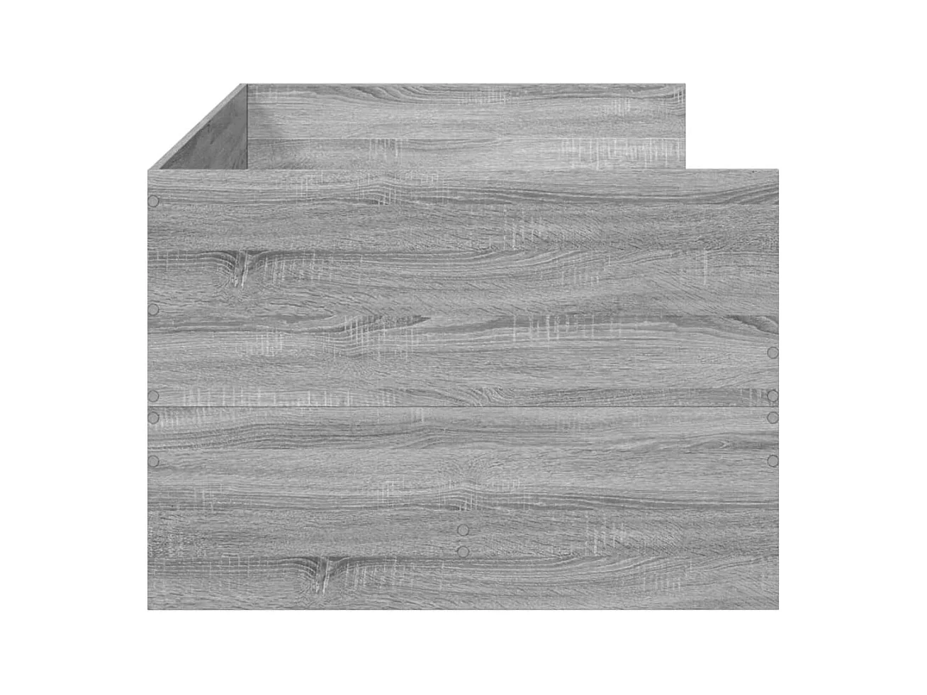 Dagbed met lades zonder matras Sonoma grijs 75x190 cm