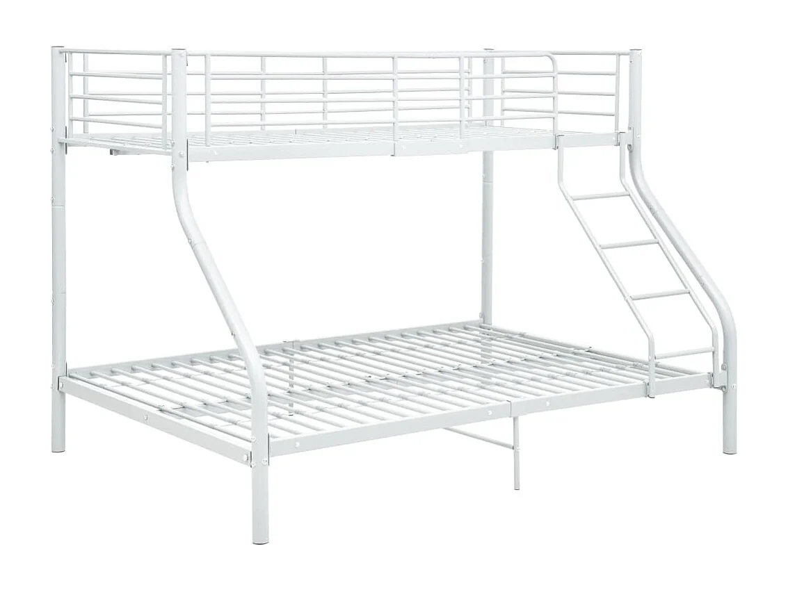 Struttura letto a castello senza materasso Bianco 140x200 cm/90x200 cm