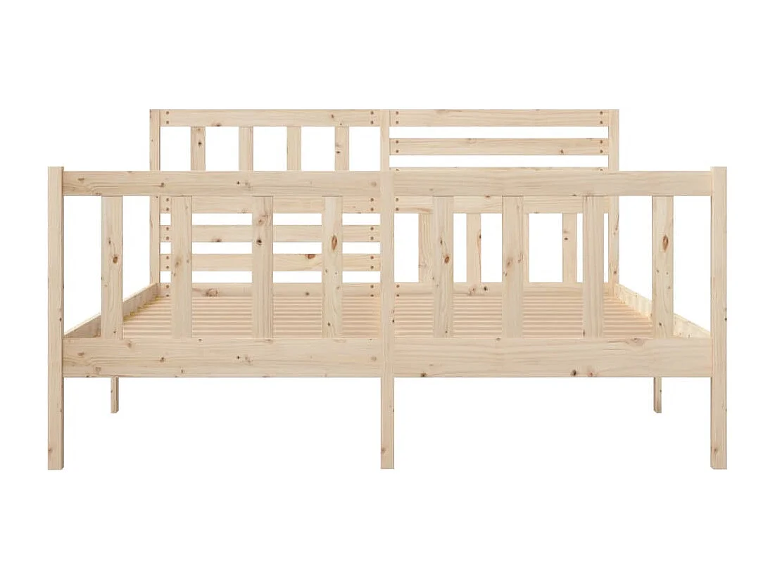 Bedframe van massief hout zonder matras