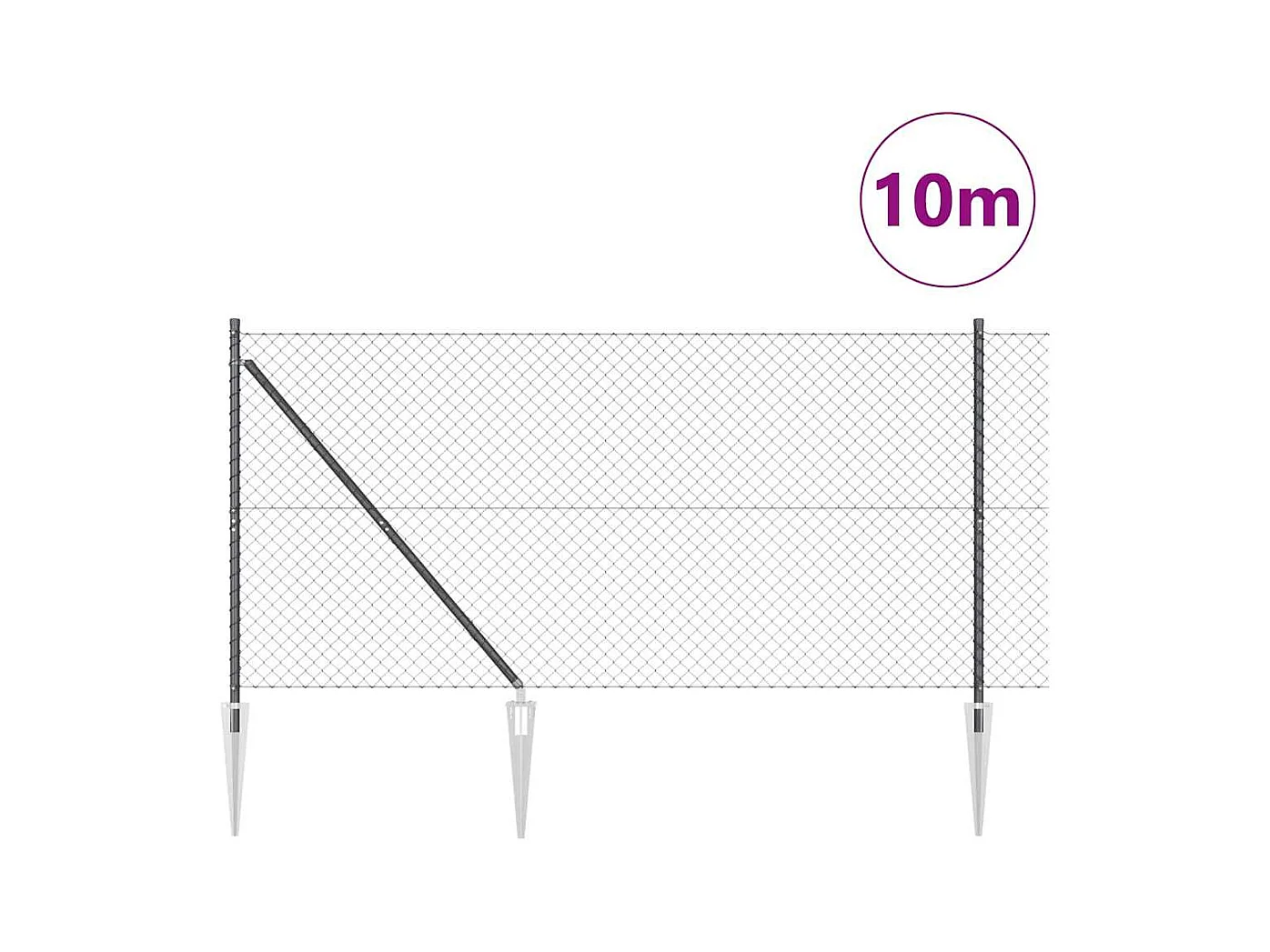Bedframe met LED zonder matras wit kunstleer 90x200 cm