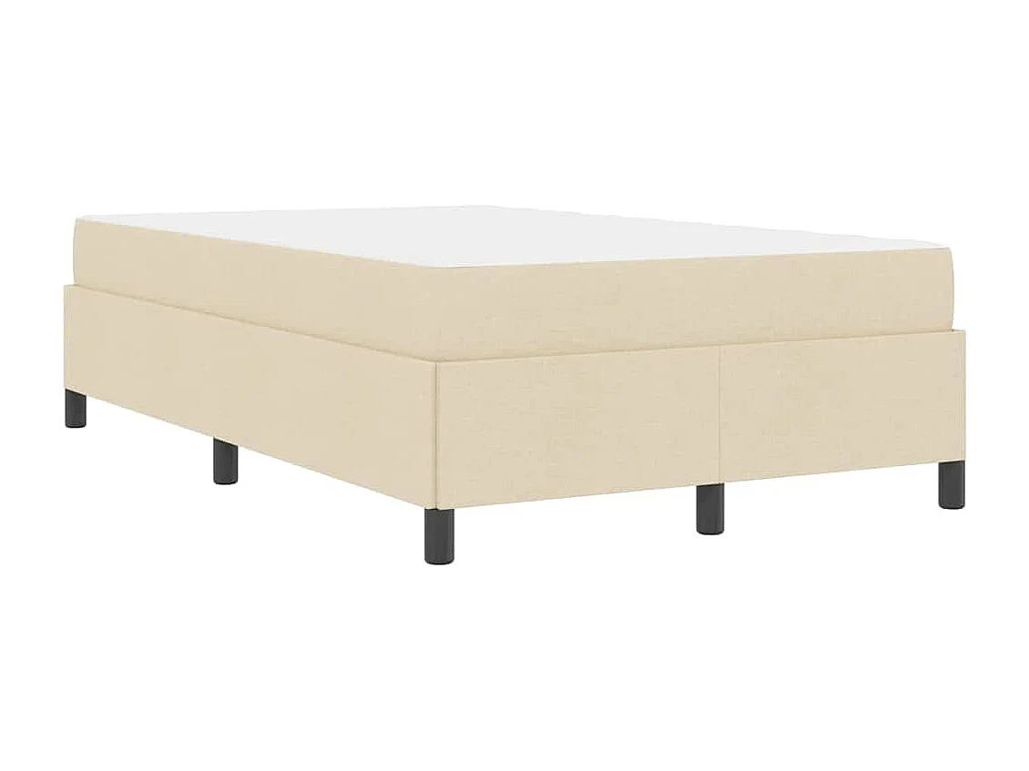 Crème en zwart boxspringbed 120 x 200 cm