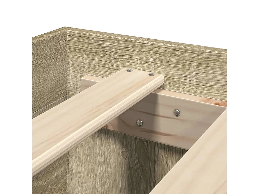 Bettgestell ohne Matratze Sonoma Eiche 180x200 cm