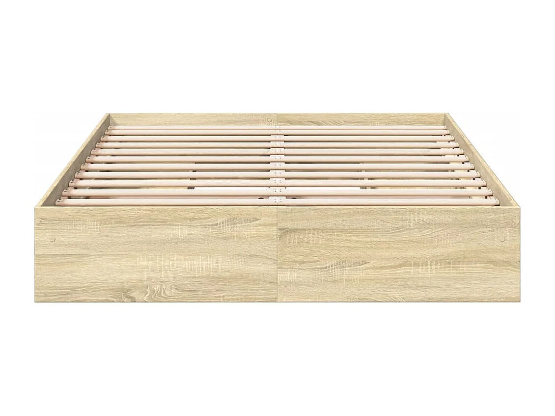 Bedframe met lades zonder matras sonoma eiken 160x200 cm