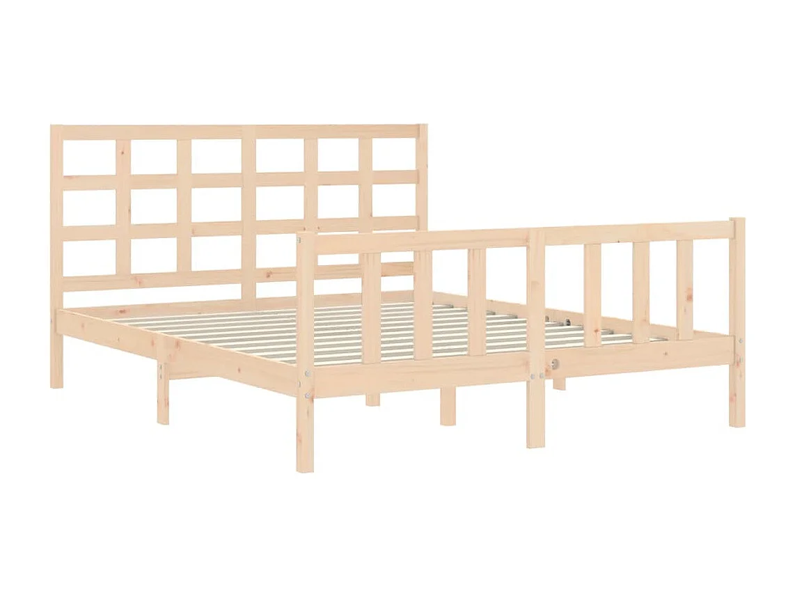 Bedframe zonder matras 160x200 cm massief grenenhout