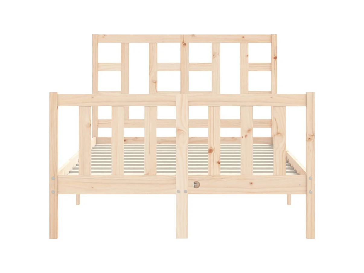 Bedframe zonder matras 120x200 cm massief grenenhout