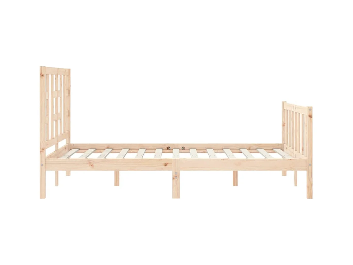 Bedframe zonder matras 120x200 cm massief grenenhout