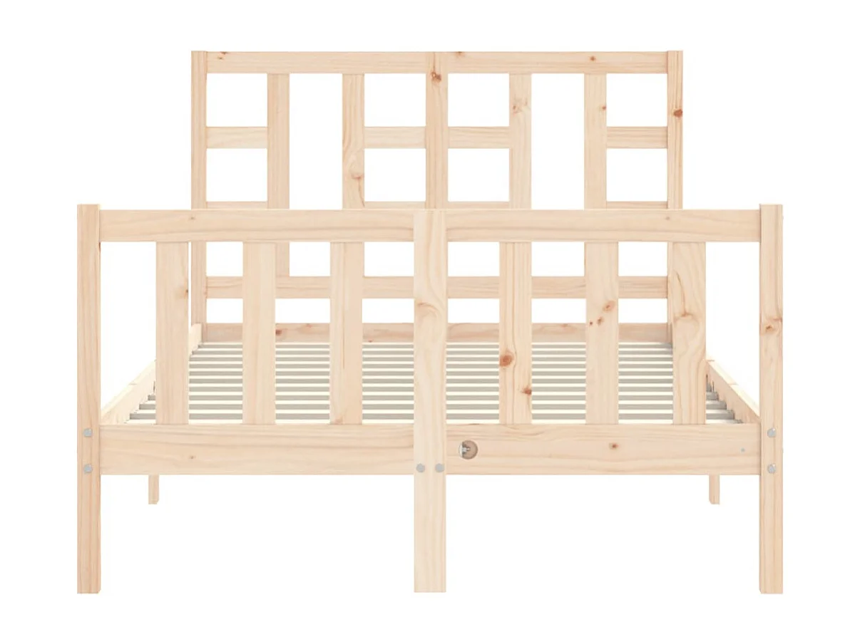 Bettgestell ohne Matratze 120x200 cm Kiefer Massivholz