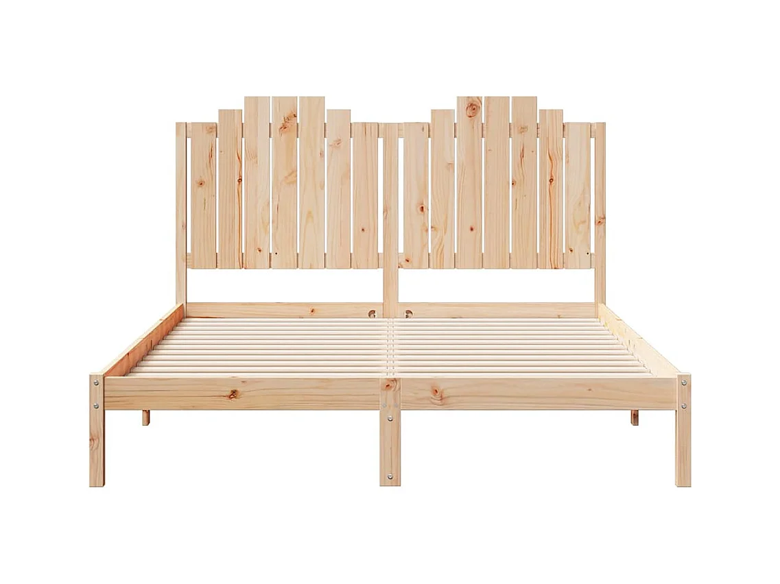 Extra lang bedframe zonder matras 160x220 cm massief hout