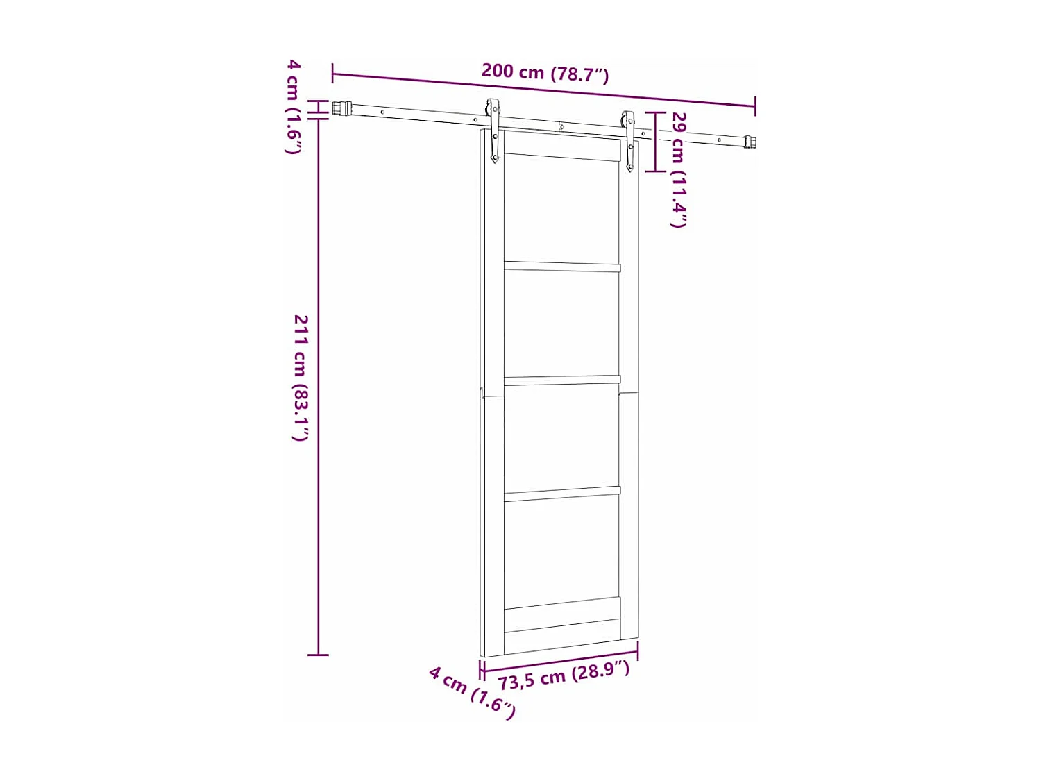 Bed met crèmekleurige matrasstof 90x200 cm