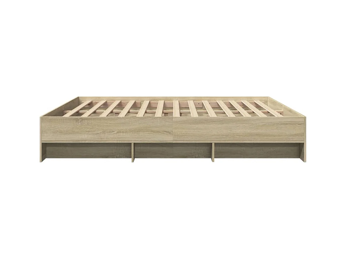 Bedframe zonder matras Sonoma eiken 180x200 cm