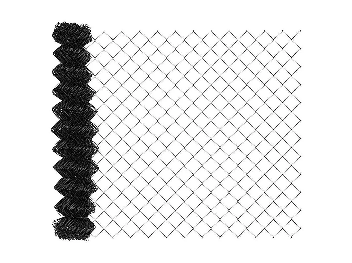 Struttura letto senza materasso in metallo bianco e nero 160x200 cm