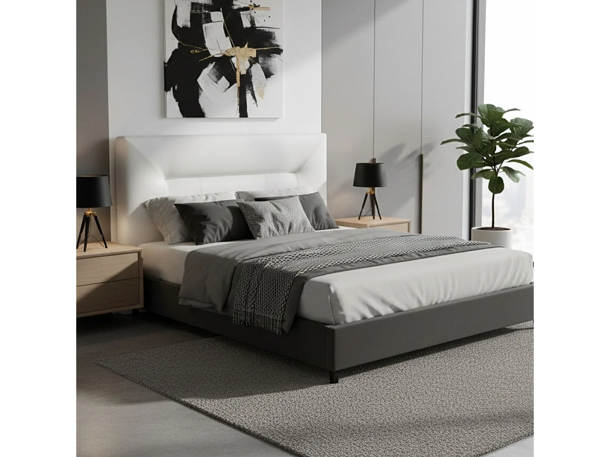 TESJA - Tête de Lit 160 Blanche