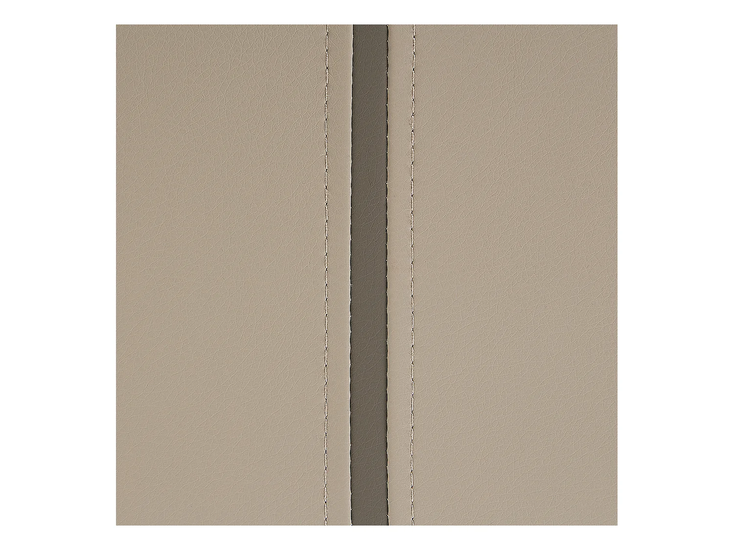 Designer Polsterbett beige 180 x 200 cm Kunstleder Doppelbett Glamour Look Betin