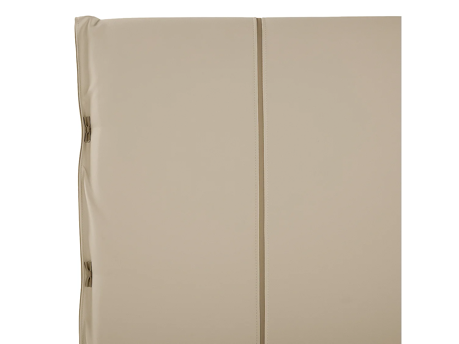 Letto Pelle sintetica BETIN 180 x 200 cm Beige sabbia