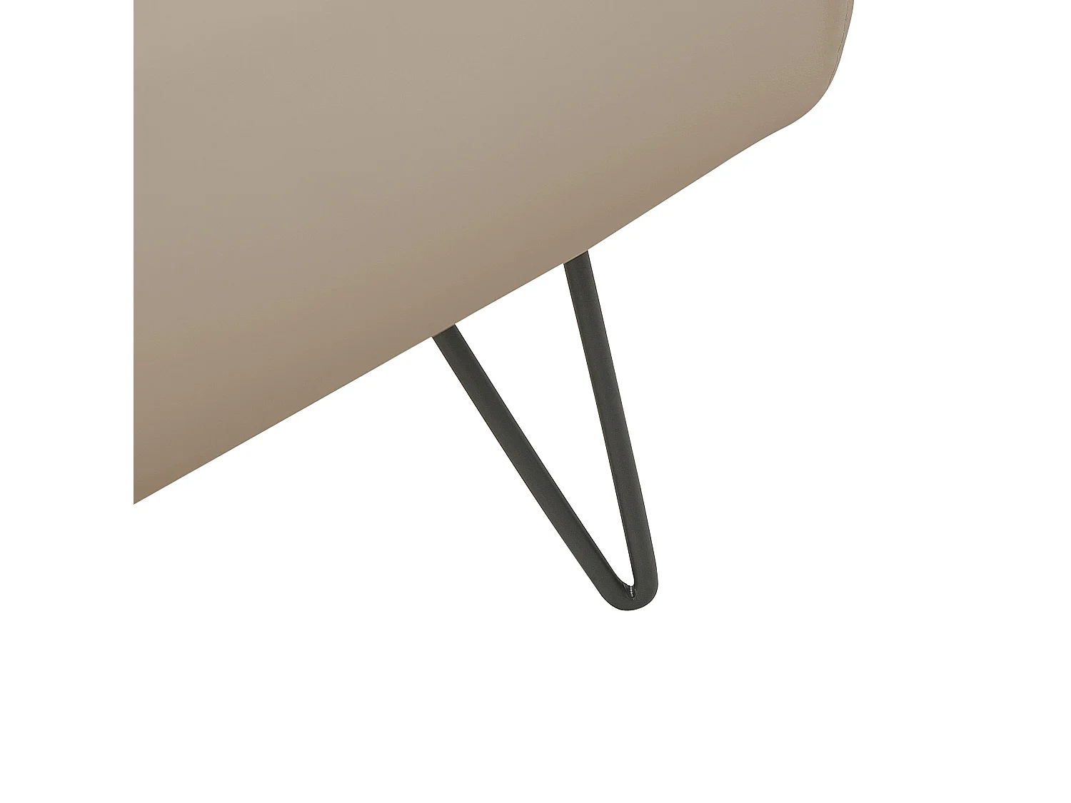 Letto Pelle sintetica BETIN 180 x 200 cm Beige sabbia