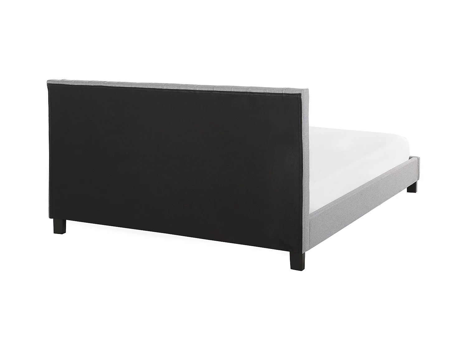 Bed Stof POITIERS 180 x 200 cm Lichtgrijs