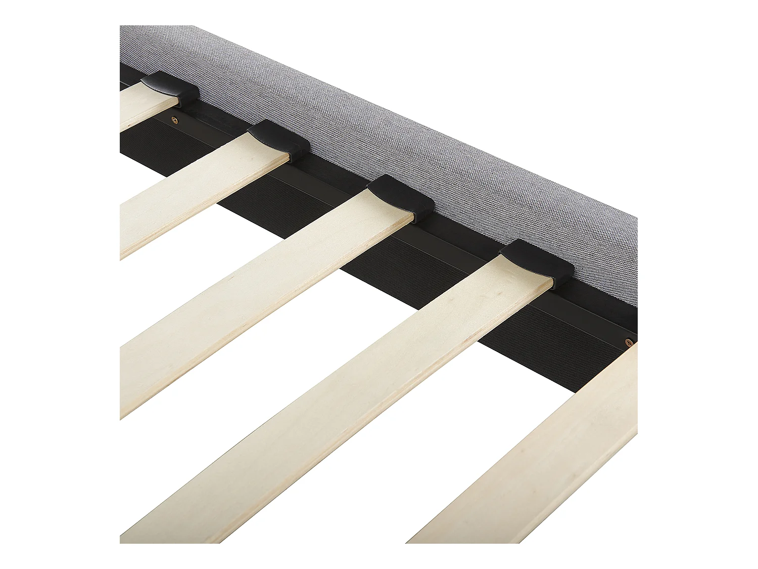 Bed Stof POITIERS 180 x 200 cm Lichtgrijs