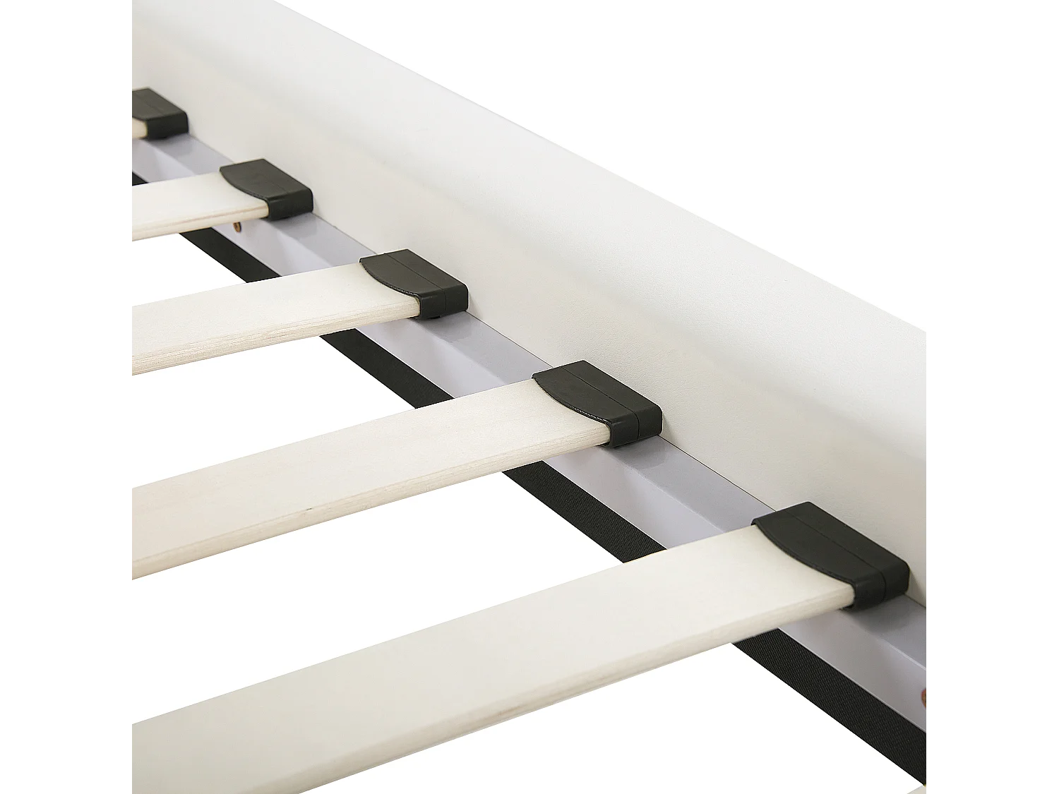 Letto Pelle sintetica BETIN 160 x 200 cm Crema