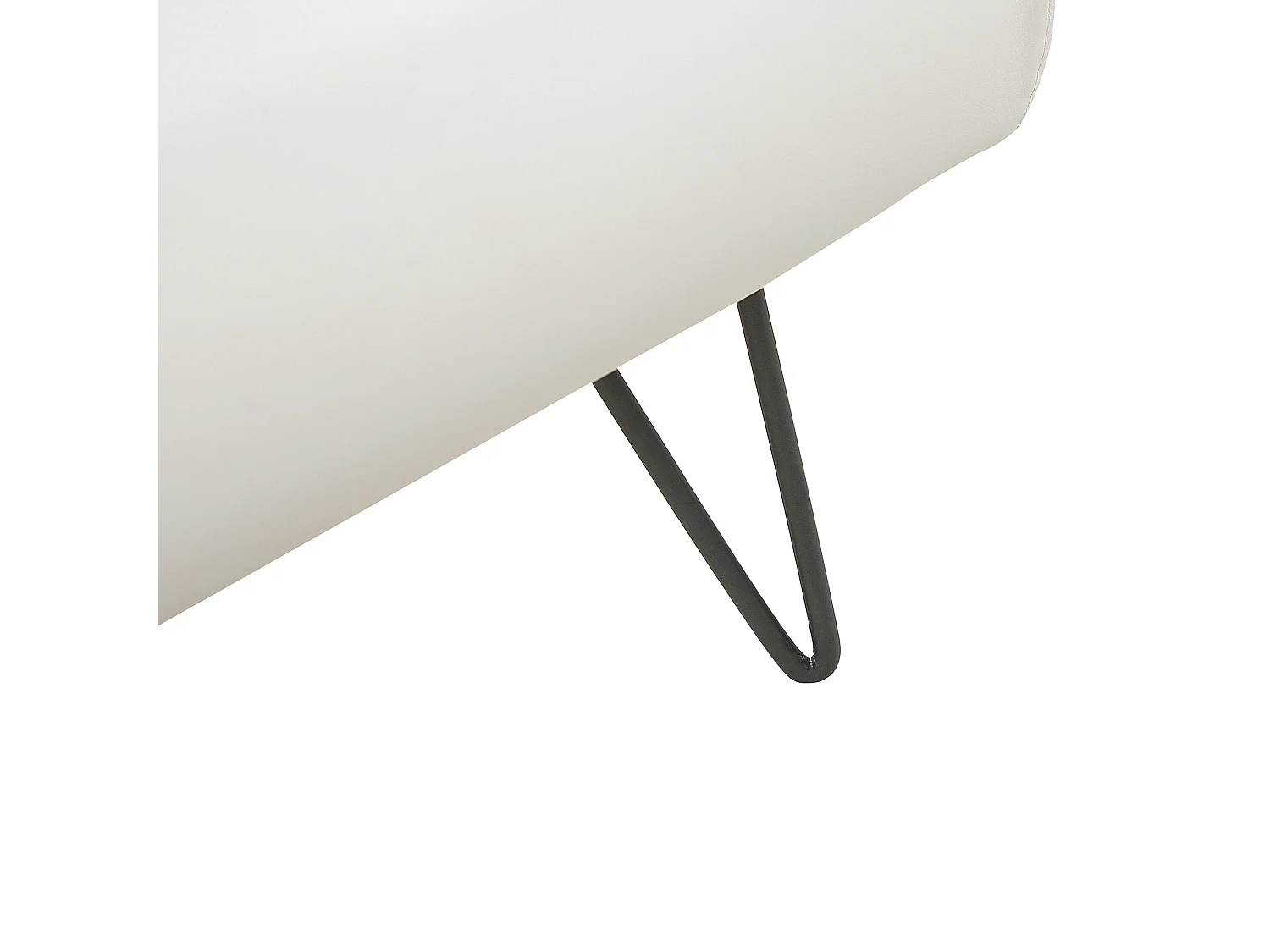 Letto Pelle sintetica BETIN 160 x 200 cm Crema