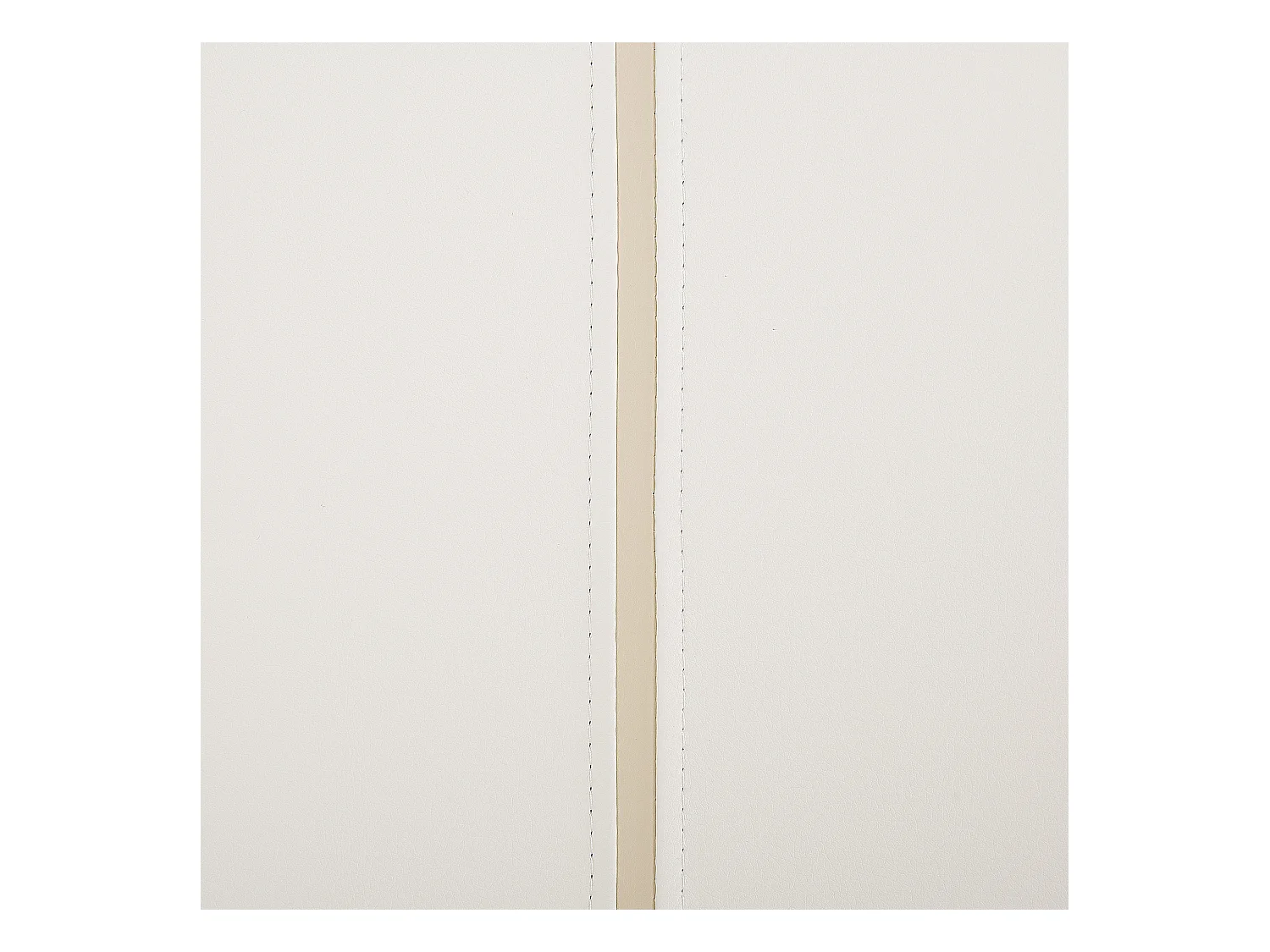 Lit avec sommier Cuir PU BETIN 180 x 200 cm Beige clair