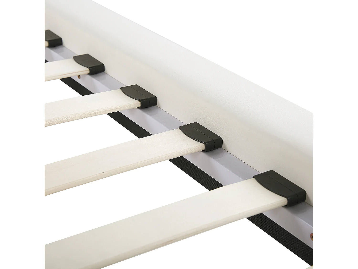 Letto Pelle sintetica BETIN 180 x 200 cm Crema