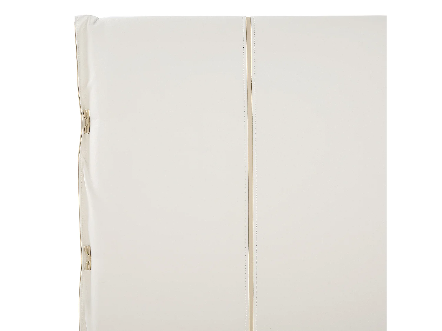 Bett mit Lattenrost Kunstleder BETIN 180 x 200 cm Creme