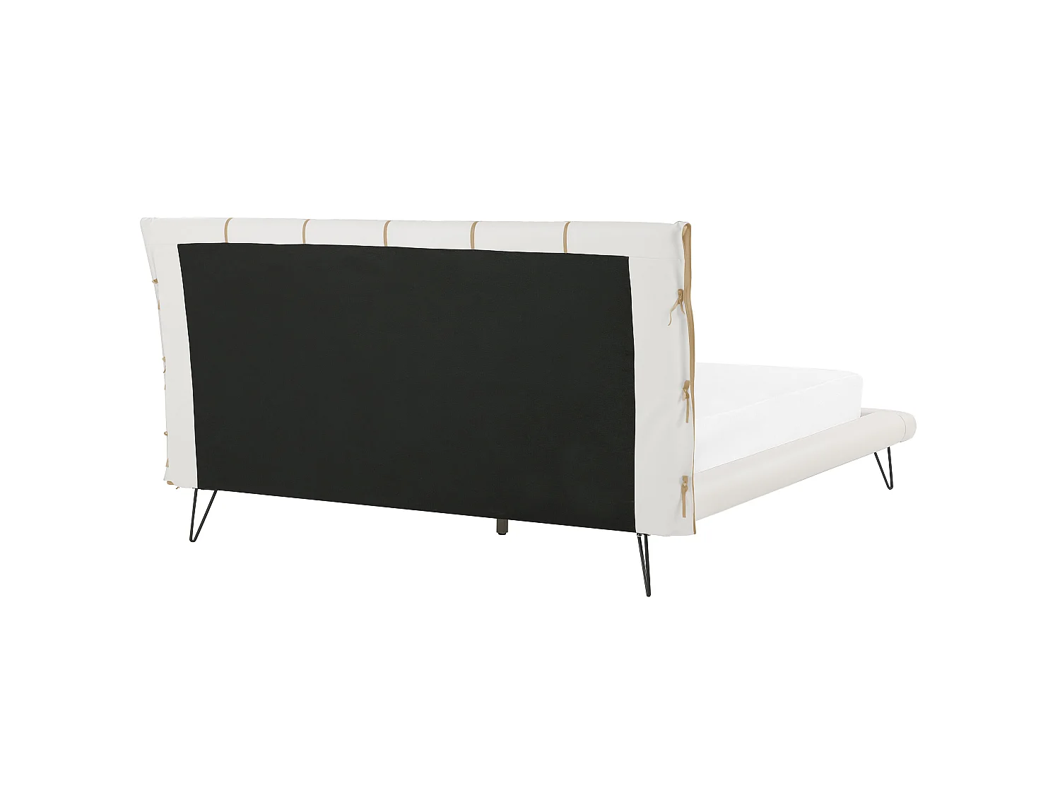 Säng med lamellram Konstläder BETIN 180 x 200 cm Ljusbeige
